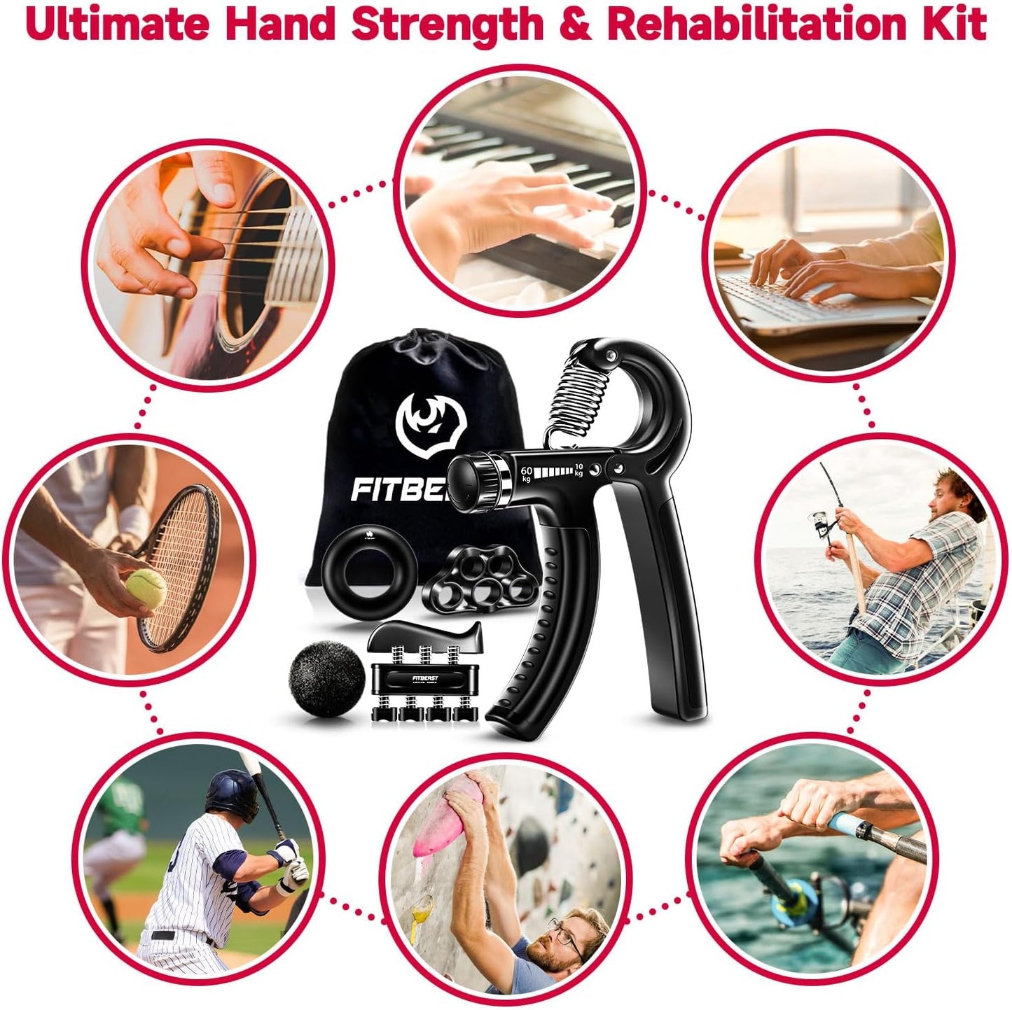 FitBeast Grip Strengthener 